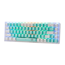 Redragon K631 PRO WT 65% 3-Mode Wireless RGB Gaming Keyboard, 68 Keys Hot-Swappable Compact Mechanical Keyboard w/Hot-Swap Free-Mod PCB Socket & Translucent Board, Custom Quiet Linear Switch
