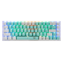 Redragon K631 PRO WT 65% 3-Mode Wireless RGB Gaming Keyboard, 68 Keys Hot-Swappable Compact Mechanical Keyboard w/Hot-Swap Free-Mod PCB Socket & Translucent Board, Custom Quiet Linear Switch