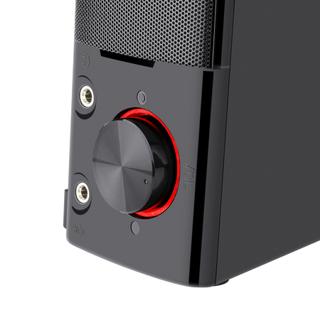 Redragon GS550 Orpheus PC Gaming Speakers, 2.0 Channel Stereo Desktop Computer Sound Bar with Compact Maneuverable Size