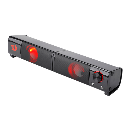 Redragon GS550 Orpheus PC Gaming Speakers, 2.0 Channel Stereo Desktop Computer Sound Bar with Compact Maneuverable Size