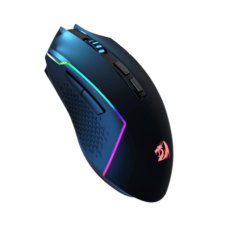 Redragon M693 Wireless Bluetooth Gaming Mouse, 8000 DPI Wired/Wireless Gamer Mouse w/ 3-Mode Connection, BT & 2.4G Wireless, 7 Macro Buttons, Durable Power Capacity and RGB Backlight for PC/Mac/Laptop