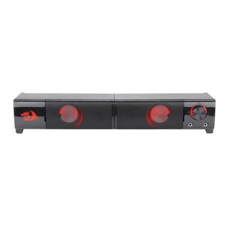 Redragon GS550 Orpheus PC Gaming Speakers, 2.0 Channel Stereo Desktop Computer Sound Bar with Compact Maneuverable Size