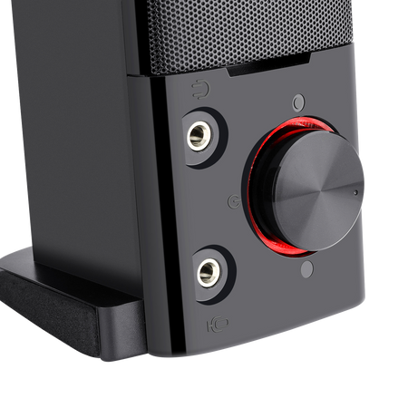 Redragon GS550 Orpheus PC Gaming Speakers, 2.0 Channel Stereo Desktop Computer Sound Bar with Compact Maneuverable Size