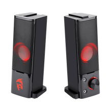 Redragon GS550 Orpheus PC Gaming Speakers, 2.0 Channel Stereo Desktop Computer Sound Bar with Compact Maneuverable Size