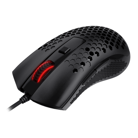 Redragon M808-N Storm Lightweight Gaming Mouse, Ultralight Honeycomb Shell - 12,400 DPI Optical Sensor - 7 Programmable Buttons - Precise Registration - Super-Lite Cable - Black