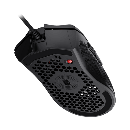Redragon M808-N Storm Lightweight Gaming Mouse, Ultralight Honeycomb Shell - 12,400 DPI Optical Sensor - 7 Programmable Buttons - Precise Registration - Super-Lite Cable - Black