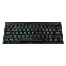 Redragon K632 PRO Noctis 60% Wireless RGB Mechanical Keyboard, Bluetooth/2.4Ghz/Wired Tri-Mode Ultra-Thin Low Profile Gaming Keyboard w/No-Lag Connection