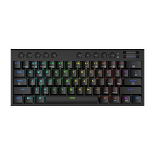 Redragon K632 PRO Noctis 60% Wireless RGB Mechanical Keyboard, Bluetooth/2.4Ghz/Wired Tri-Mode Ultra-Thin Low Profile Gaming Keyboard w/No-Lag Connection