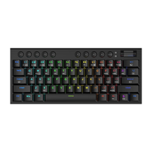 Redragon K632 PRO Noctis 60%  RGB Mechanical Keyboard, Bluetooth/2.4Ghz/Wired Tri-Mode Ultra-Thin Low Profile Gaming Keyboard w/No-Lag Connection