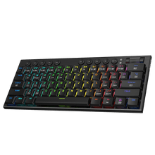 Redragon K632 PRO Noctis 60% Wireless RGB Mechanical Keyboard, Bluetooth/2.4Ghz/Wired Tri-Mode Ultra-Thin Low Profile Gaming Keyboard w/No-Lag Connection