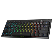 Redragon K632 PRO Noctis 60%  RGB Mechanical Keyboard, Bluetooth/2.4Ghz/Wired Tri-Mode Ultra-Thin Low Profile Gaming Keyboard w/No-Lag Connection