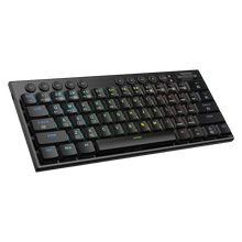 Redragon K632 PRO Noctis 60% Wireless RGB Mechanical Keyboard, Bluetooth/2.4Ghz/Wired Tri-Mode Ultra-Thin Low Profile Gaming Keyboard w/No-Lag Connection