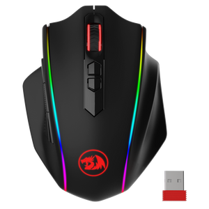 Redragon M990 MMO Gaming Mouse, 32000 DPI High Precision Wired RGB Gamer  Mouse w/23 Programmable Buttons, 16 Side Macro Keys, Software Supports