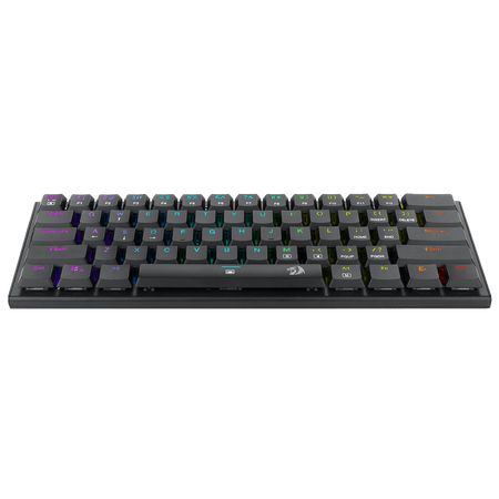 Redragon K614 Anivia 60% Ultra Thin Wired Mechanical Keyboard, Slim Compact 61 Keys RGB Gaming Keyboard w/Low Profile Linear Red Switches and Double-Shot Keycaps for Fast & Accurate Actuation