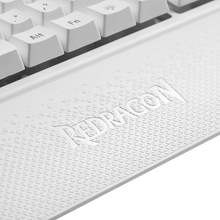 Redragon K512 Shiva White RGB Backlit Membrane Gaming Keyboard with Multimedia Keys