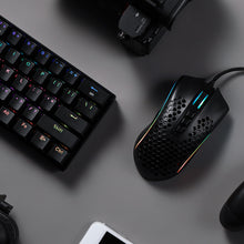 Redragon K530 60% RGB Wireless Mechanical Keyboard M808 Lightweight RGB Gaming Mouse Bundle (Black)