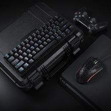 Redragon K530 60% RGB Wireless Mechanical Keyboard M808 Lightweight RGB Gaming Mouse Bundle (Black)