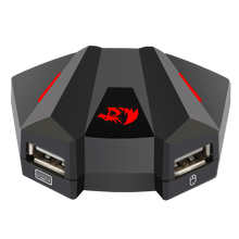 Redragon GA250 Vulcan Keyboard and Mouse Adapter for PS3/4, NS and Xbox One, LED Gaming Console Converter Compatible with Nintendo Switch, Play Station3/4(Pro/Slim), Xbox One, Supports 2.4Ghz Wireless Connection