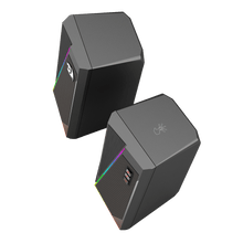 Redragon GS520 Anvil RGB Desktop Speakers, 2.0 Channel PC Computer Stereo Speaker with 6 Colorful LED Modes